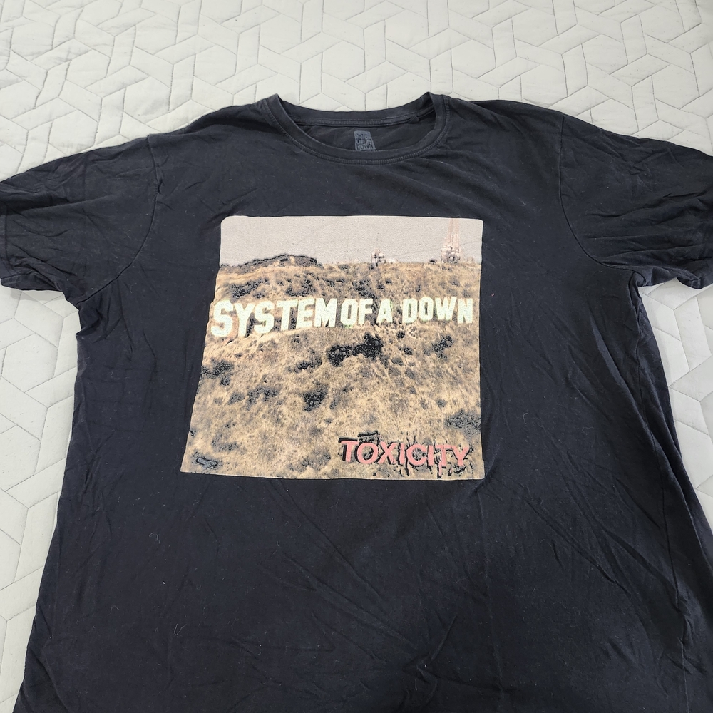 Black System of a Down Graphic T-Shirt